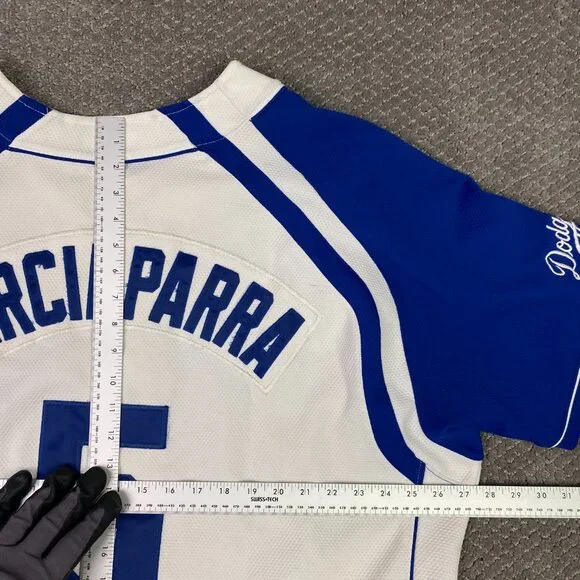 Vintage Nomar Garciaparra Los Angeles Dodgers Jersey Men's XL Nike Baseball MLB - Picture 12 of 14